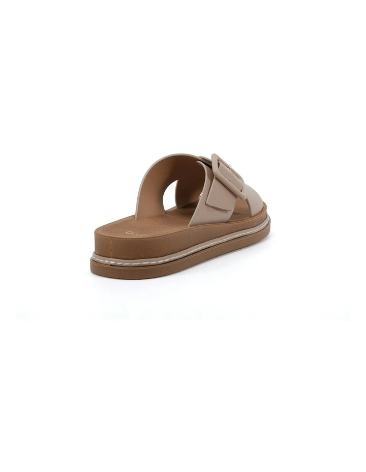 Steton Slides Sandals in Almond image 3