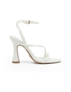 Zabine High Heels Pumps in White Patent