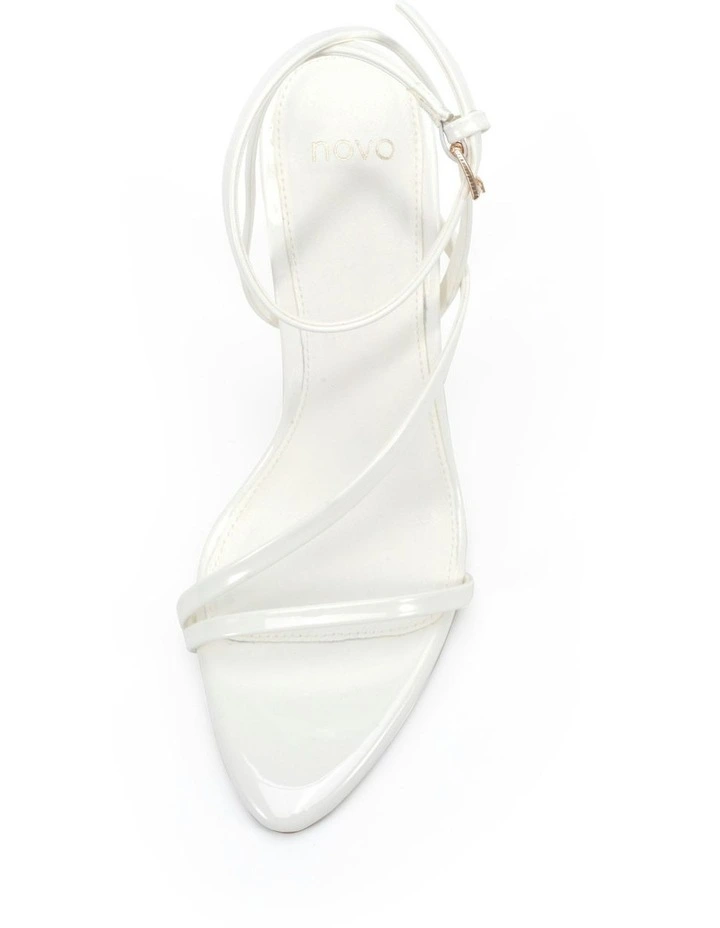 Zabine High Heels Pumps in White Patent image 6