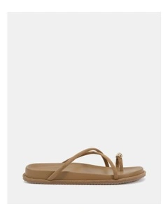 Raddix Strappy Sandals in Biscoff