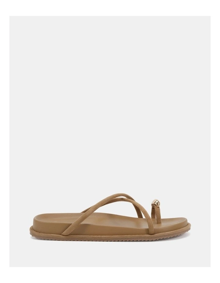 Raddix Strappy Sandals in Biscoff image 1