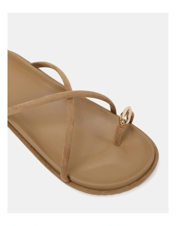 Raddix Strappy Sandals in Biscoff image 4