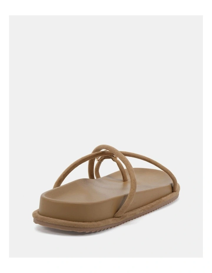 Raddix Strappy Sandals in Biscoff image 6