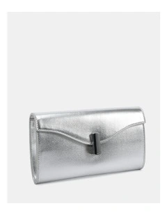 Alysse Clutch in Silver