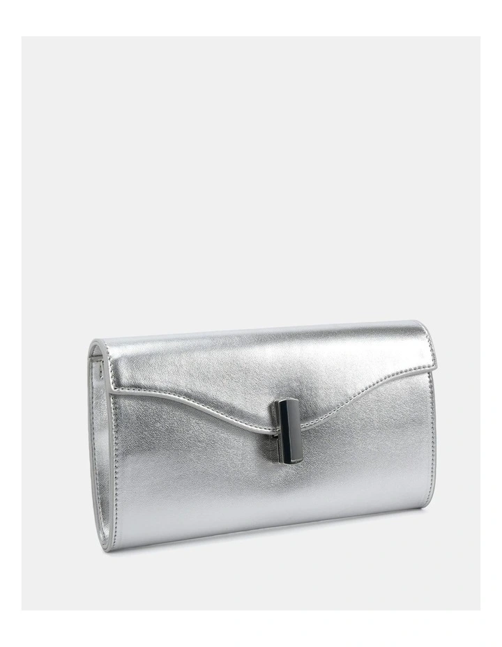 Alysse Clutch in Silver image 1