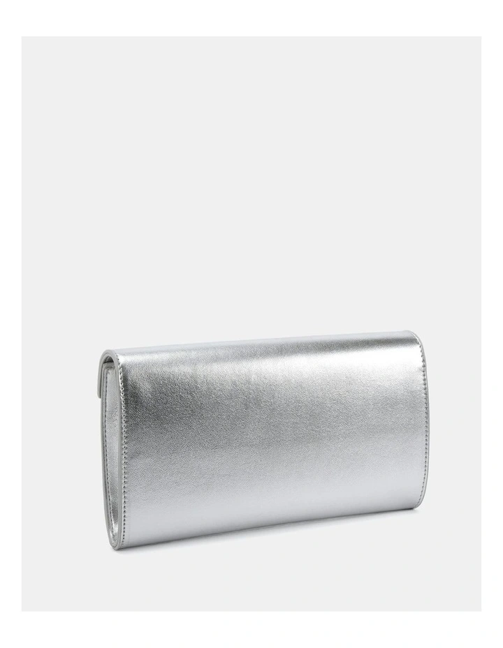 Alysse Clutch in Silver image 2