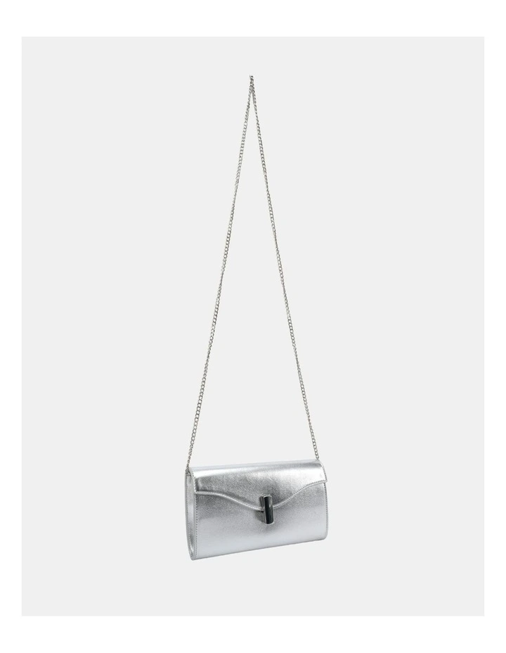 Alysse Clutch in Silver image 3