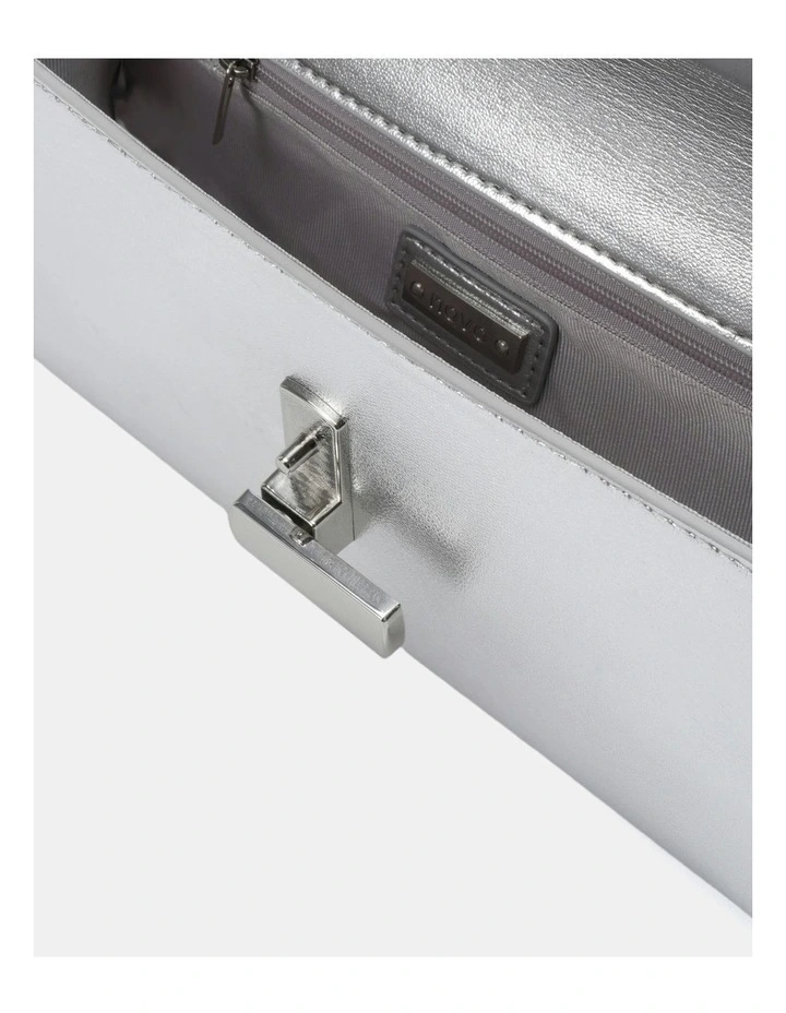 Alysse Clutch in Silver image 4