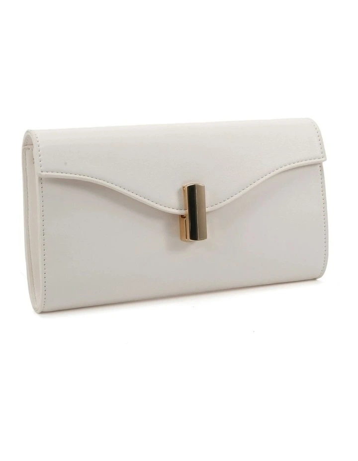 Alysse Clutch in White image 1