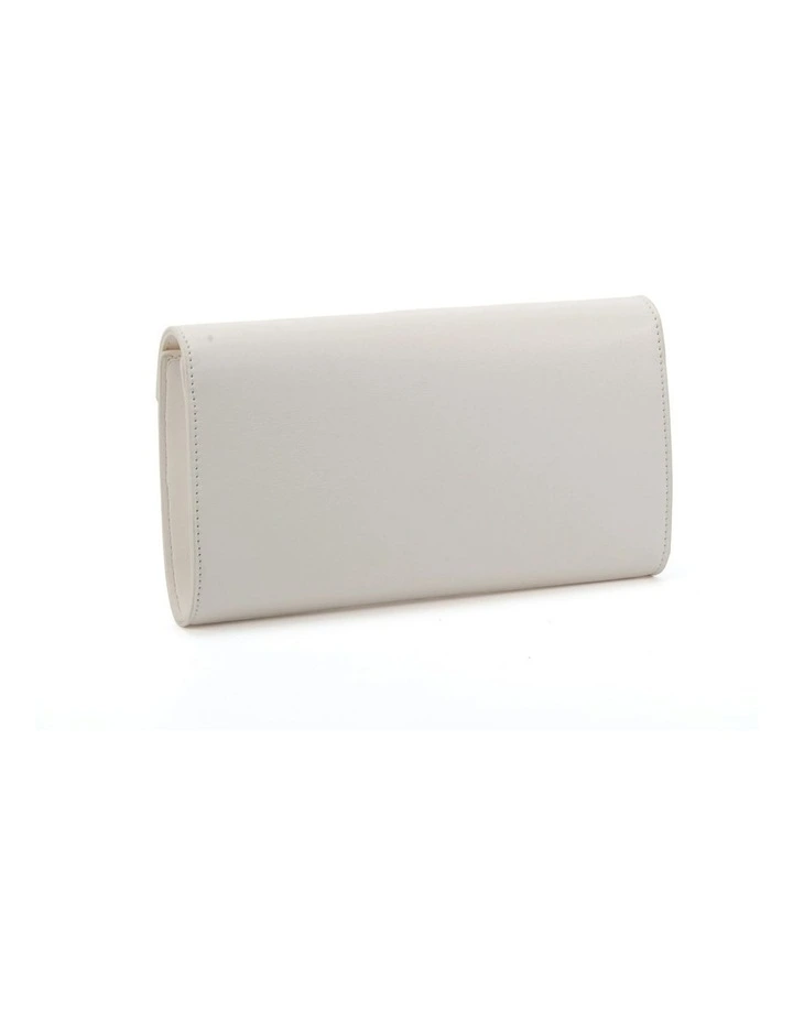 Alysse Clutch in White image 2