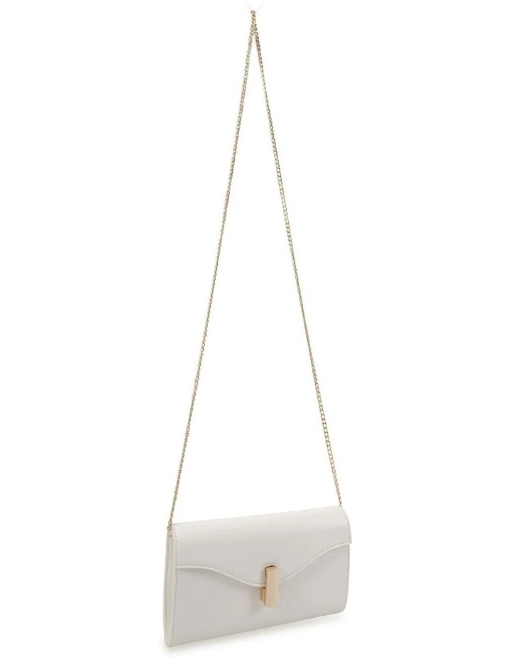 Alysse Clutch in White image 3