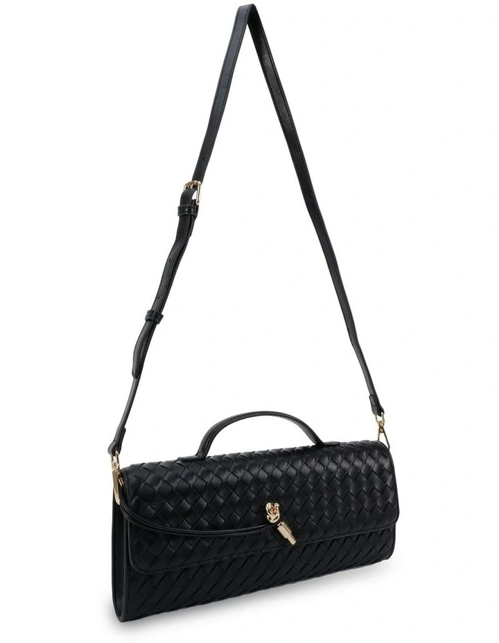 Amais Top Handle Bag in Black image 3