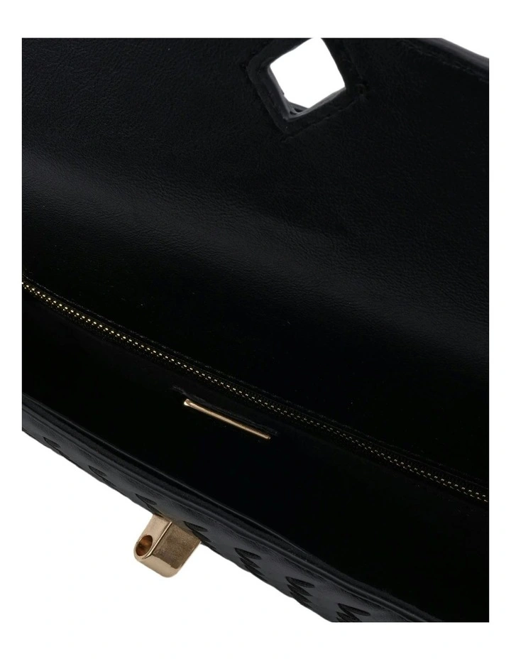 Amais Top Handle Bag in Black image 4