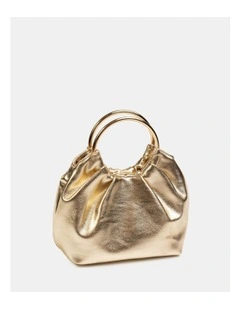 Amori Top Handle Bag in Gold