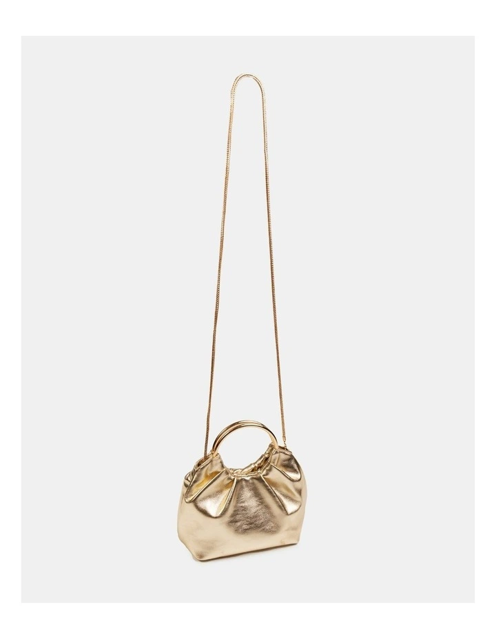 Amori Top Handle Bag in Gold image 2
