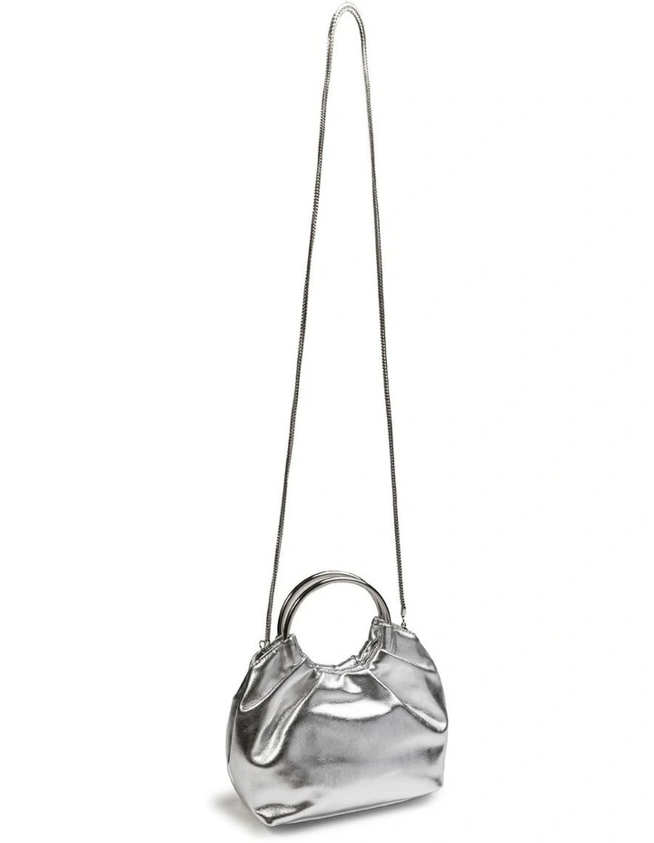 Amori Top Handle Bag in Silver image 2
