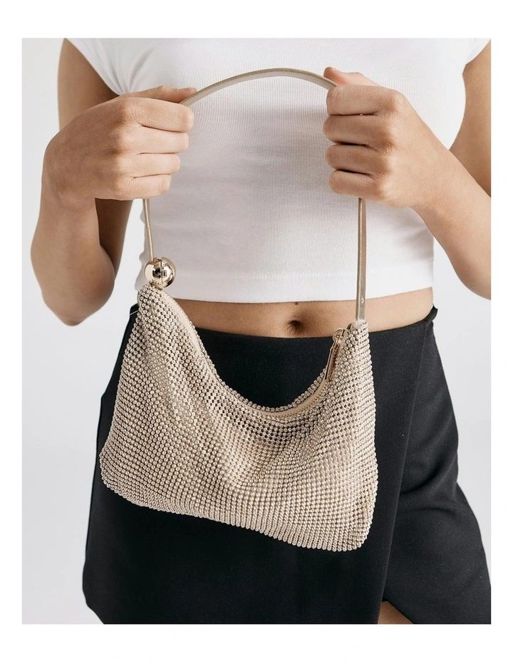 Auralias Top Handle Bag in Gold image 1