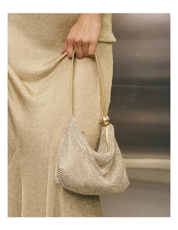 Auralias Top Handle Bag in Gold image 4