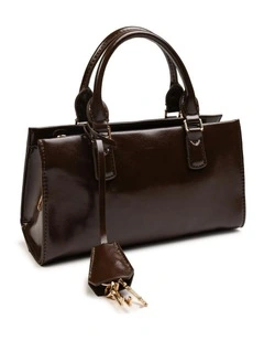 Alder Top Handle Bag in Milk Chocolate