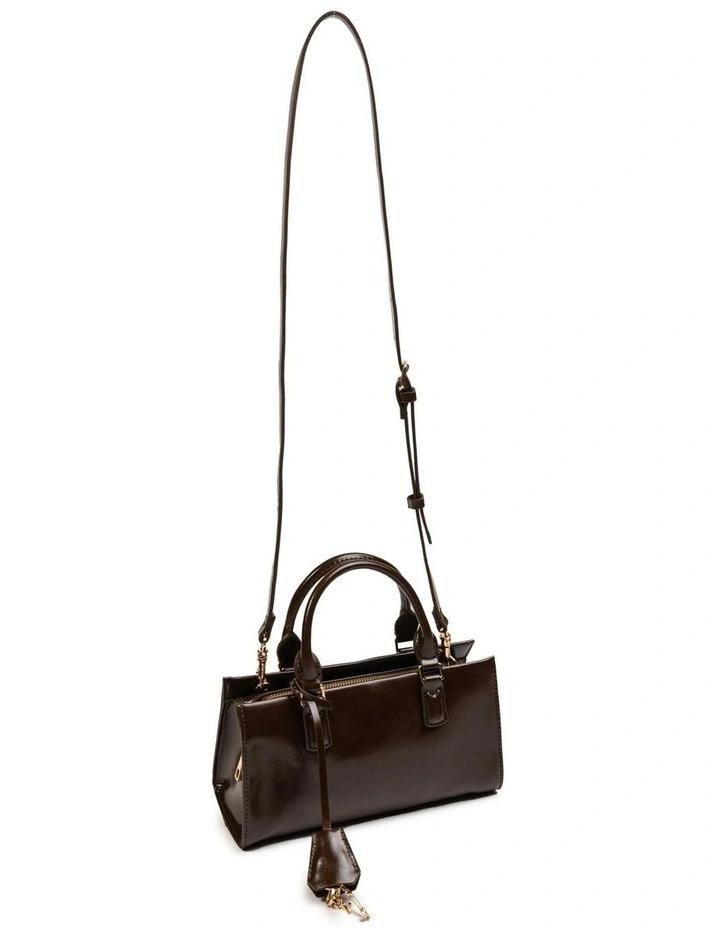 Alder Top Handle Bag in Milk Chocolate image 3