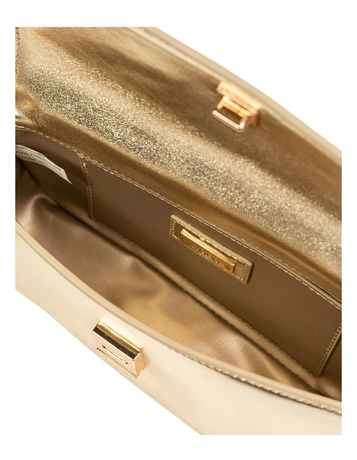 Alora Hand Bag in Gold image 3