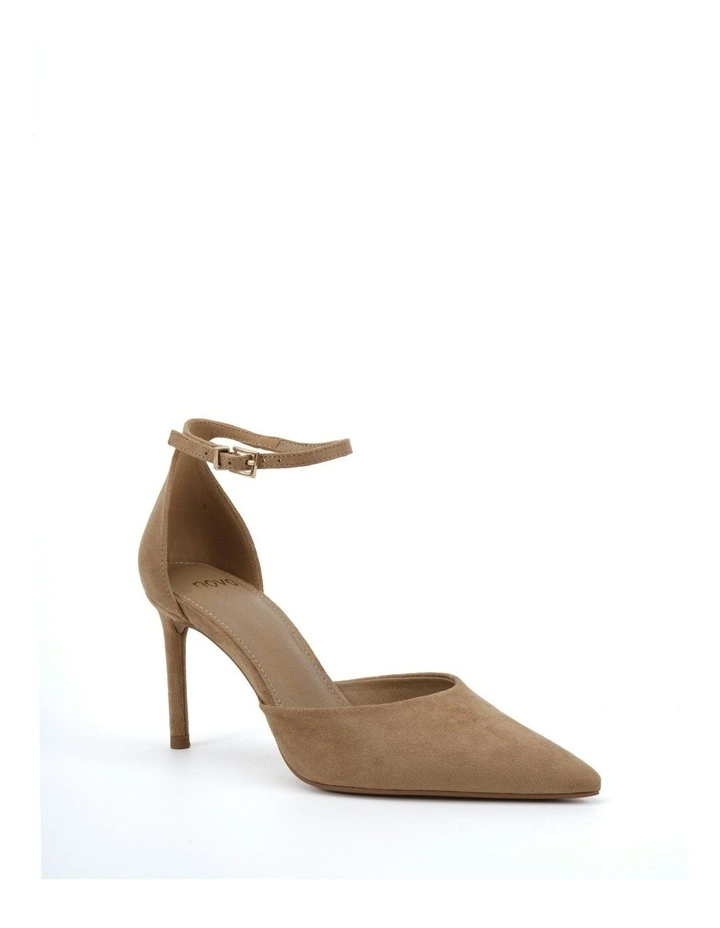 Iyana Court Heels in Biscoff Suede image 2