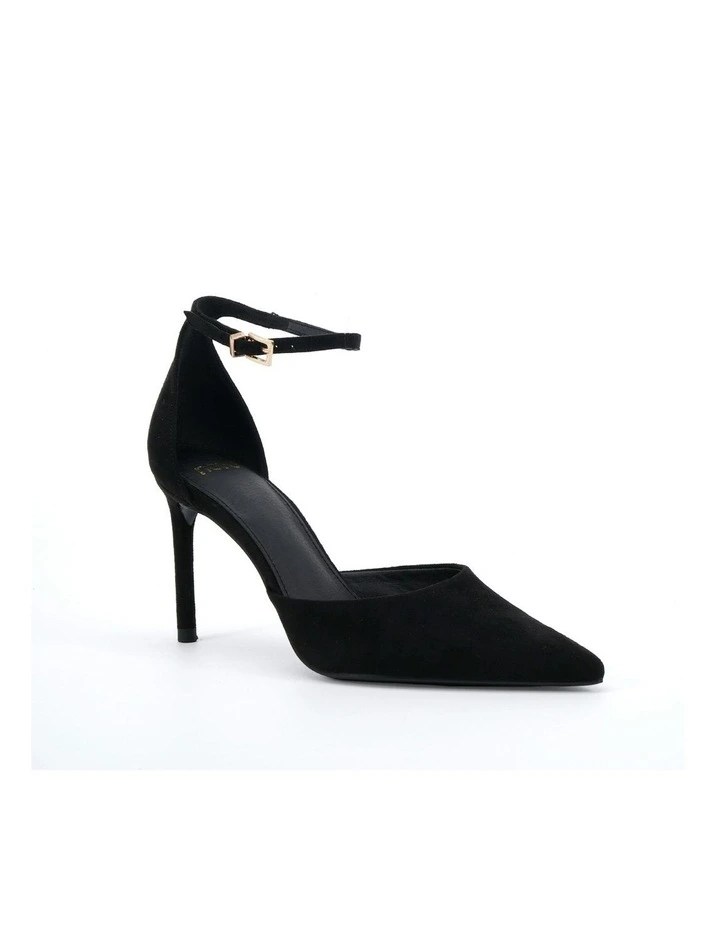 Iyana Court Heels in Black Suede image 2