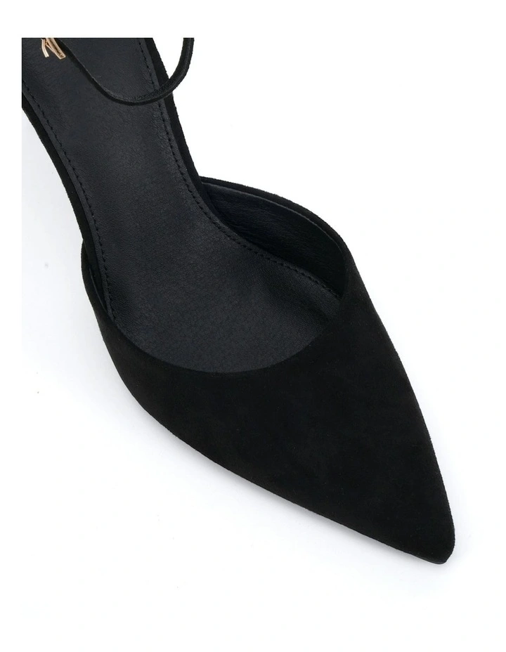 Iyana Court Heels in Black Suede image 4