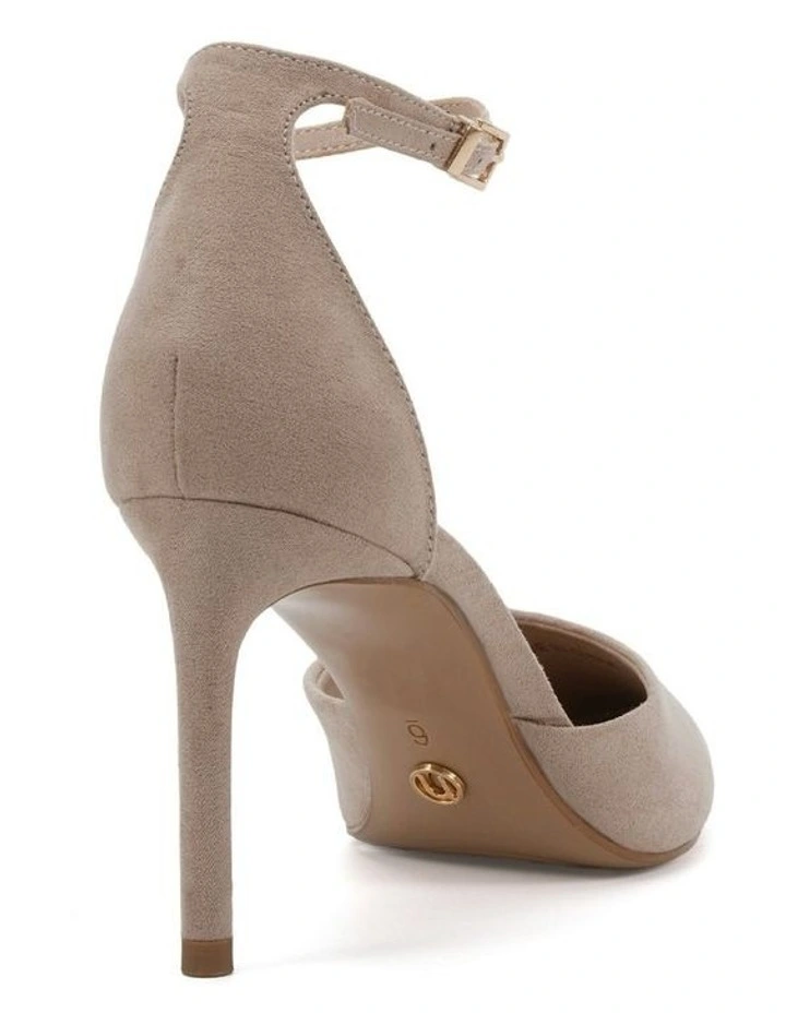 Iyana Court Heels in Nude Suede image 3