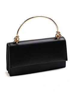 Aviana Top Handle Bag in Black