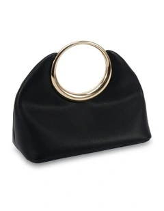 Axton Top Handle Bag in Black