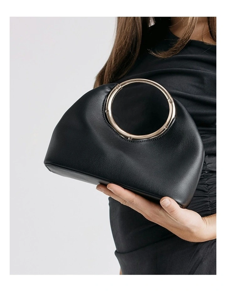 Axton Top Handle Bag in Black image 2