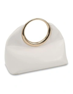 Axton Top Handle Bag in White