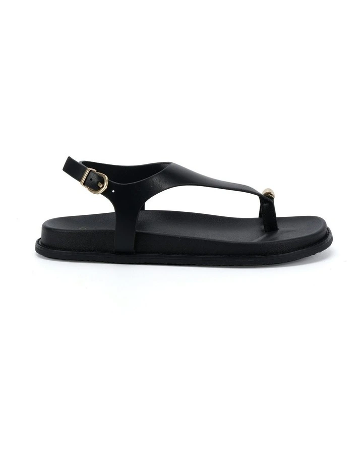 Rhoda Open Toe Sandals in Black image 1