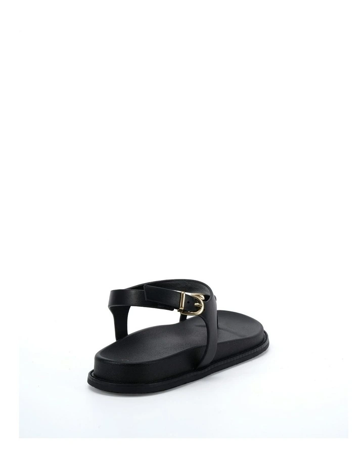 Rhoda Open Toe Sandals in Black image 3