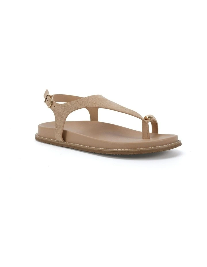 Rhoda Open Toe Sandals in Sand image 2