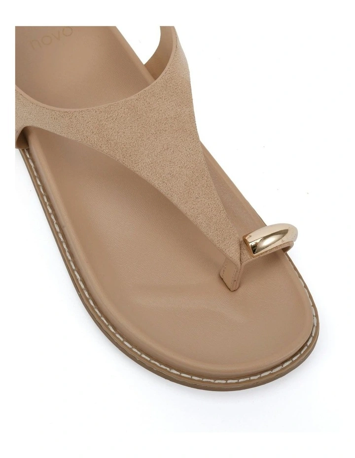 Rhoda Open Toe Sandals in Sand image 4