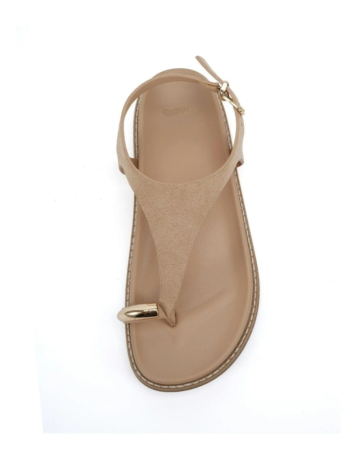 Rhoda Open Toe Sandals in Sand image 5
