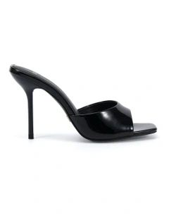 Yiruma Stiletto Mule Heels in Black
