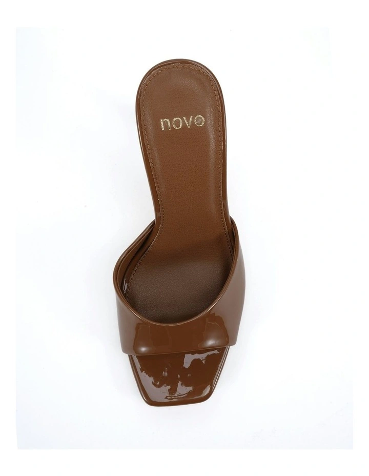 Yiruma Stiletto Mule Heels in Brown image 6