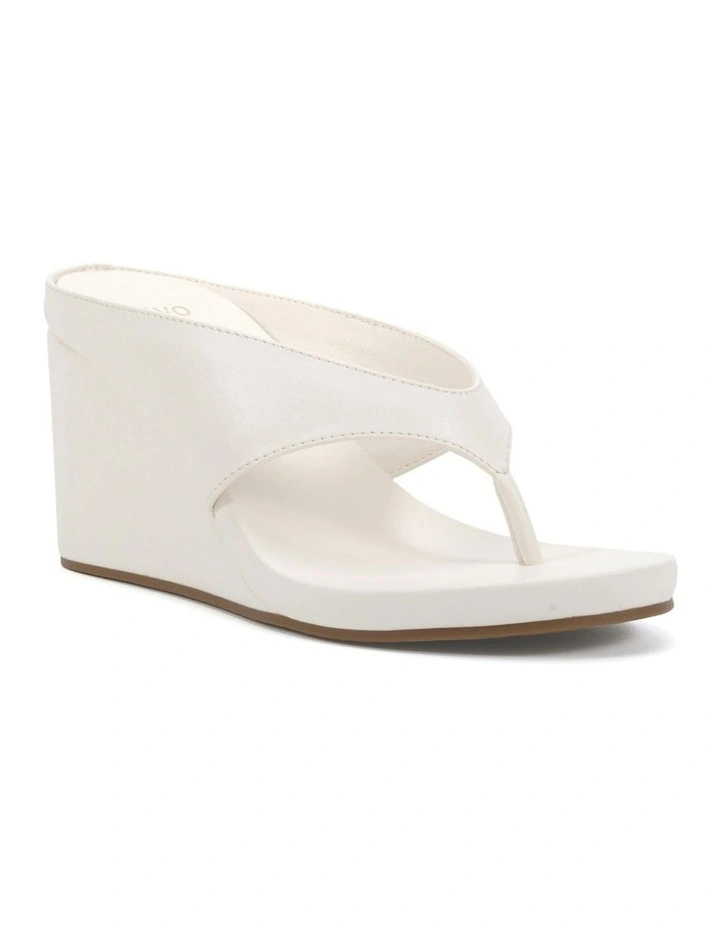 Yoasobi Wedge Sandals in White image 2