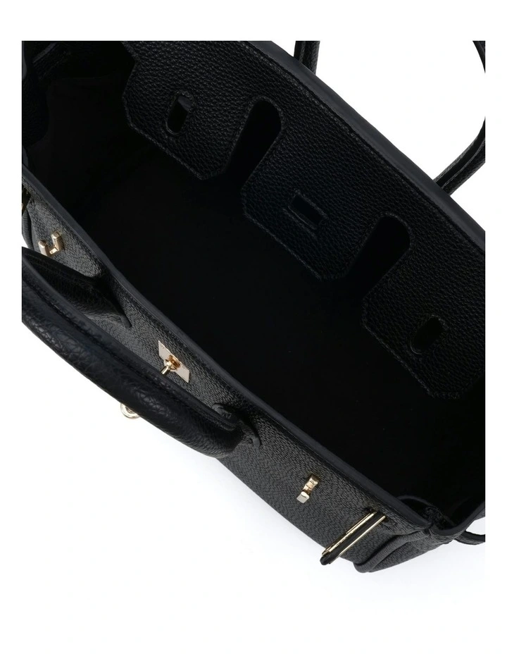 Adora Top Handle Bag in Black image 3