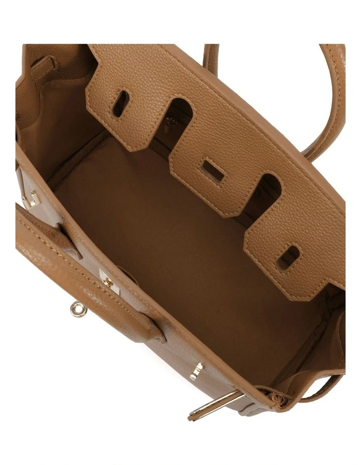 Adora Top Handle Bag in Tan image 3