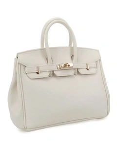 Adora Top Handle Bag in White