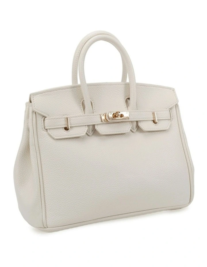 Adora Top Handle Bag in White image 1