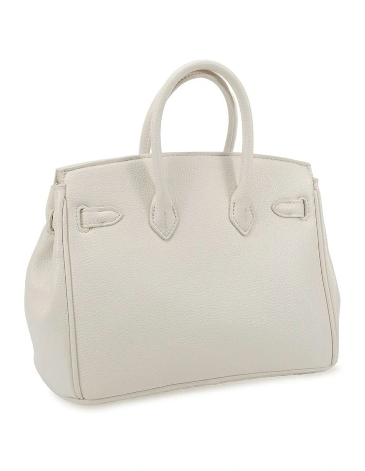 Adora Top Handle Bag in White image 2