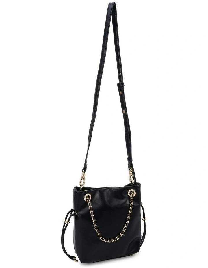 Antonio Crossbody Shoulder Bag in Black image 2