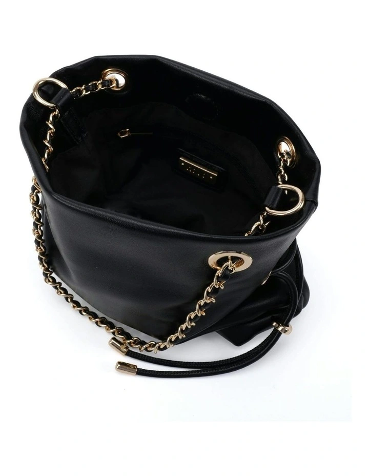Antonio Crossbody Shoulder Bag in Black image 3