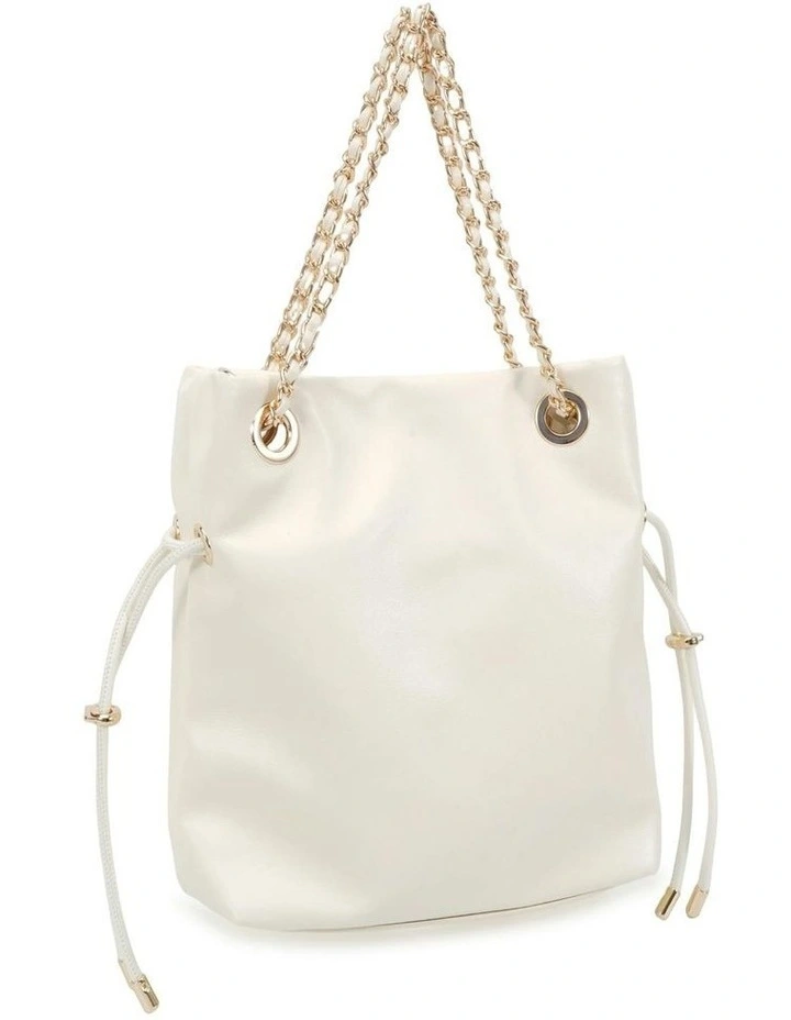 Antonio Crossbody Shoulder Bag in White image 1