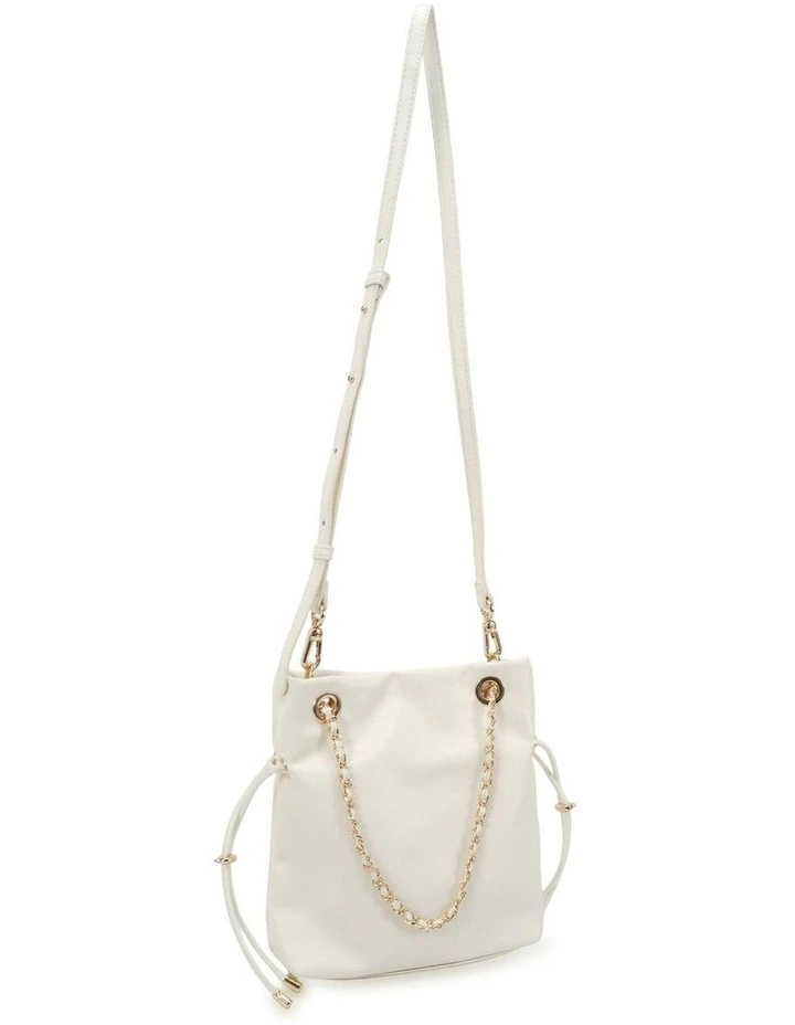 Antonio Crossbody Shoulder Bag in White image 2